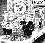 Steve Nease Editorial Cartoons: Get A Job