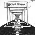 Steve Nease Editorial Cartoons: Mortgage Hurdles