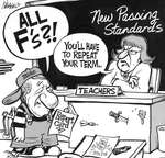 Steve Nease Editorial Cartoons: Harris' Report Card