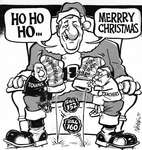 Steve Nease Editorial Cartoons: Merry Christmas From Mike Harris