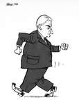 Steve Nease Editorial Cartoons: Looking Forward, Walking Backward
