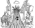 Steve Nease Editorial Cartoons: Tree in the Living Room