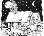 Steve Nease Editorial Cartoons: Crashing into Santa's Sleigh