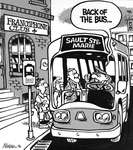 Steve Nease Editorial Cartoons: Back of the bus!