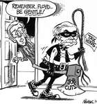 Steve Nease Editorial Cartoons: Remember Floyd, Be Gentle!