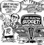 Steve Nease Editorial Cartoons: Mad Maz's Pre-Election Budget