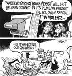 Steve Nease Editorial Cartoons: TV Violence