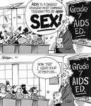 Steve Nease Editorial Cartoons: AIDS Education