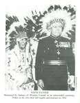 Chris Vokes honoured by Indians of Western Canada (1952)