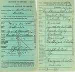 Notice and Return of Birth for Frank Howard Struthers Sealy