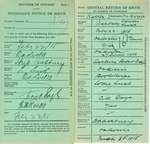Notice and Return of Birth for Edwin Lusk Ashbury