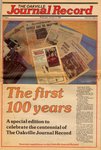 The first 100 years: a special edition to celebrate the centennial of The Oakville Journal Record