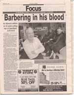 Barbering in his blood : Art Albrecht reflects on 42 years cutting hair of Oakvillians