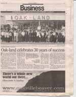 Oak-land celebrates 30 years of success