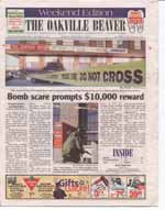 Bomb scare prompts $10,000 reward