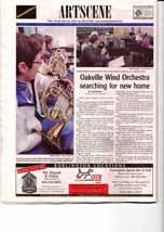 Oakville Wind Orchestra searching for new home