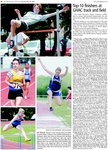 Top-10 finishers at GHAC track and field