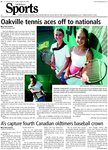 Oakville tennis aces off to nationals