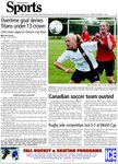 Canadian soccer team ousted