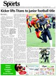 Kicker lifts Titans to junior football title