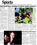 Red Devil boys continue to thrive under pressure