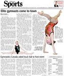 Elite gymnasts come to town