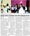 Gladys Speers students learn first Olympic lesson