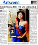 Student wins title, trip and scholarship