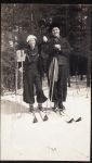 Hazel and friend skiing