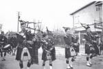 HMCS Oakville's Christening Parade - Lorne Scots Pipe Band
