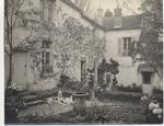 Juliet Chisholm's courtyard in her French residence