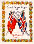 Canadian War Services Overseas Christmas card